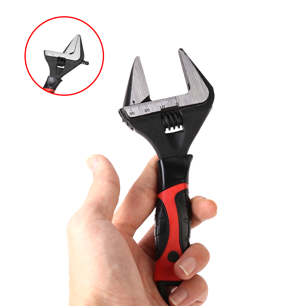 Adjustable Extra Wide Jaw Wrench Spanner 6 inch 0-30MM Opening