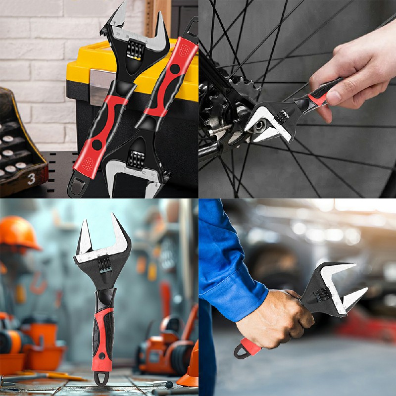 Adjustable Extra Wide Jaw Wrench Spanner 6 inch 0-30MM Opening