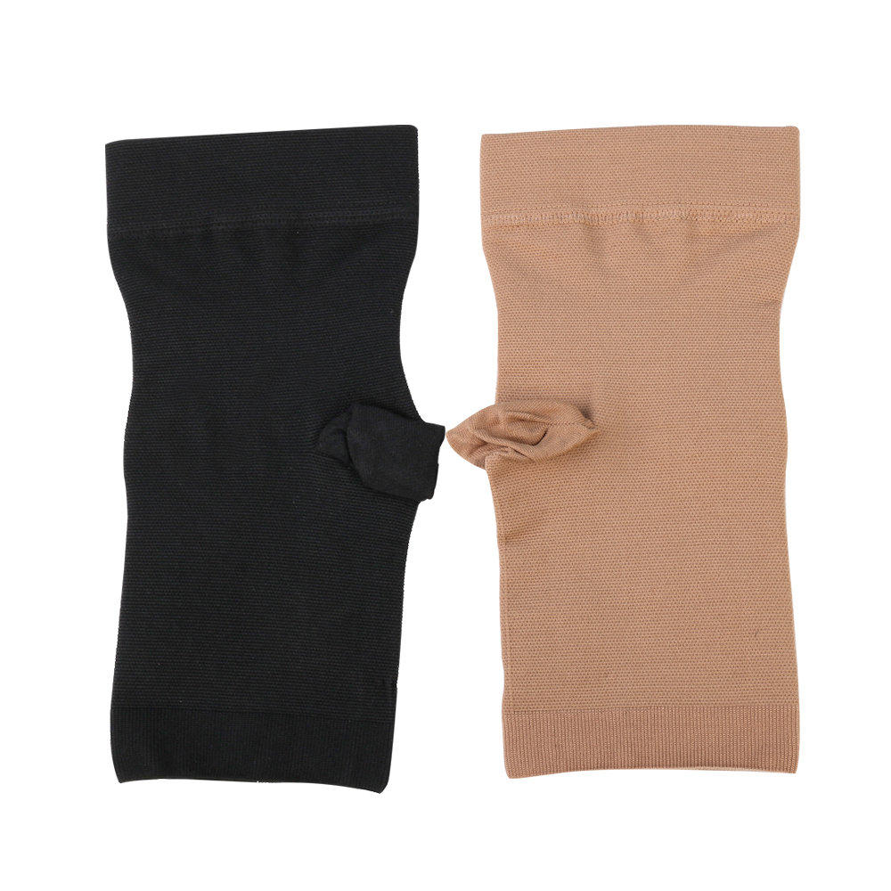 Ankle Compression Sleeve Open Toe Сompression Socks - Black M