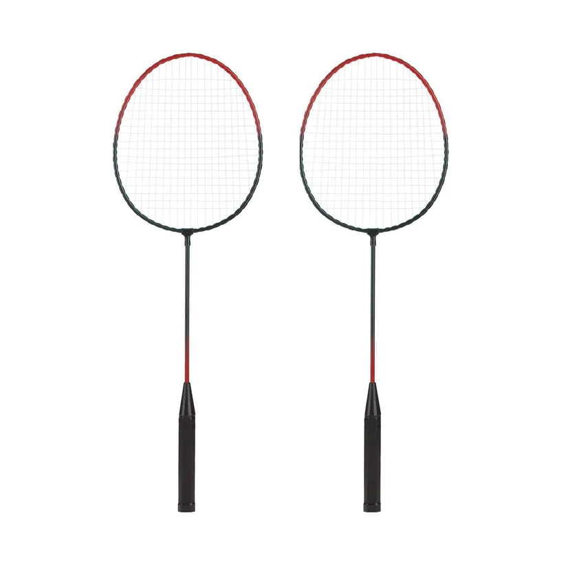2PCS Rackets Badminton Racket Set Beginner Practice Racket for Indoor Outdoor Family Sport Fun