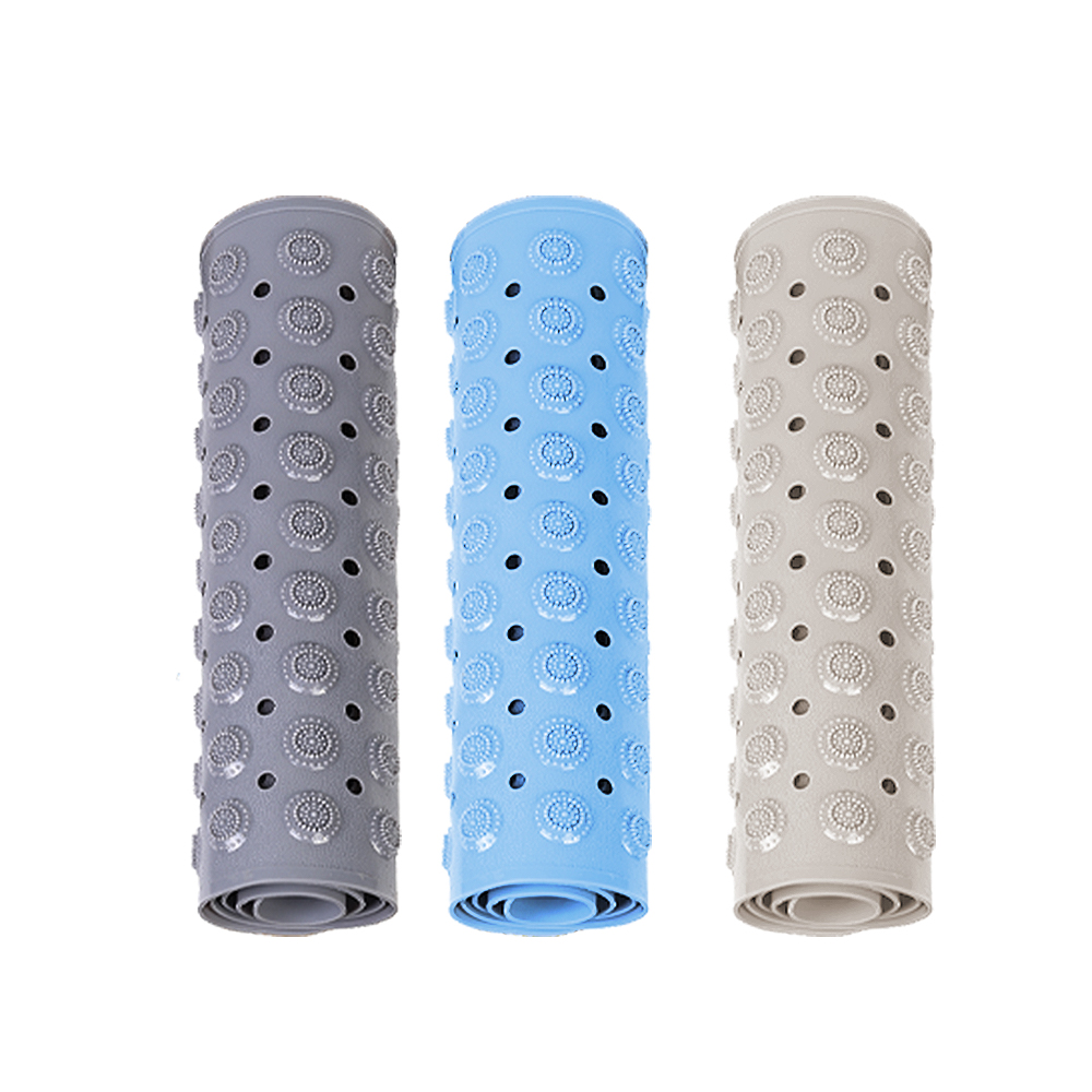 Bathroom Shower Mat Non Slip Bath Massage Mat - Khaki