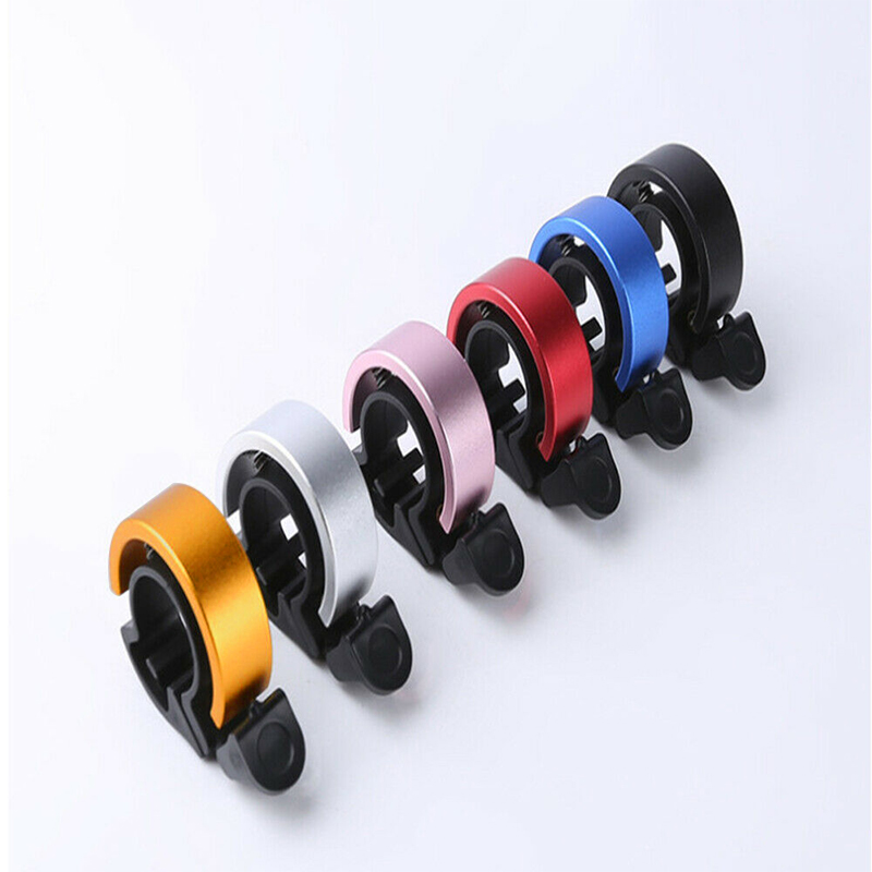 Bicycle Bell Aluminum Alloy Bike Alarm Handlebar Cycling Ring Loud - Gold