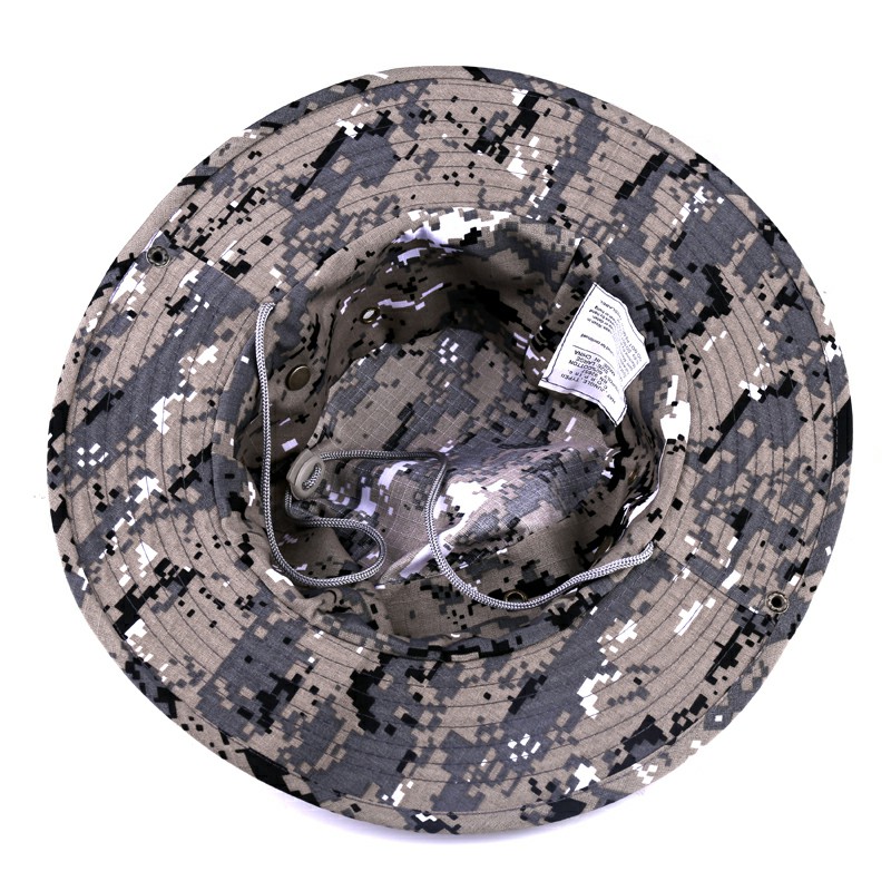Boonie Sun Hat Bucket Cargo Safari Bush Summer Fishing Hat for Men and Women - ACU