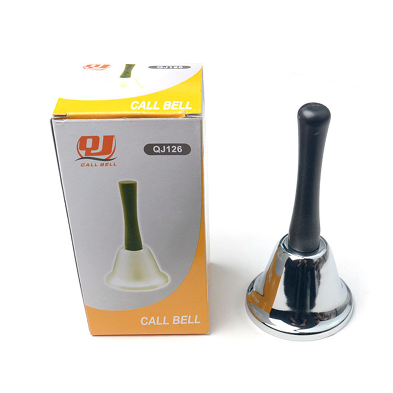 Butler Bell Reception Call Metal Hand Bell Small Attention School Bell Metal Loud Call for Service Counter Reception Tea Dinner