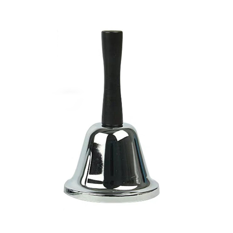 Butler Bell Reception Call Metal Hand Bell Small Attention School Bell Metal Loud Call for Service Counter Reception Tea Dinner