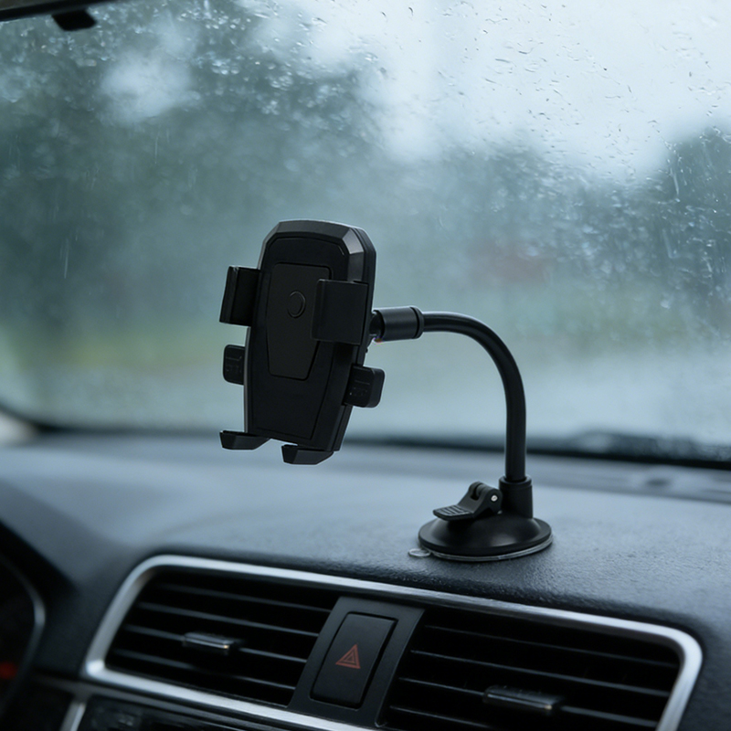 Suction Cup Phone Mount Phone Holder for Car Anti-Slip Base Portable Cellphone Stand for Auto Truck Dashboard Windshield Random Colour