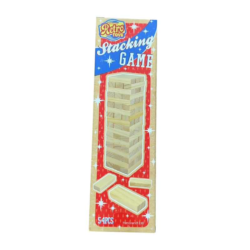 Childrens Toy Towering Hardwood Blocks Jenga Classic Game for kids Families