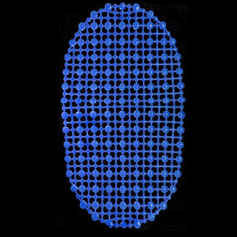 Circle Design Padded Mat Plastic Bath Mat 64cm x 34cm - Random Colour