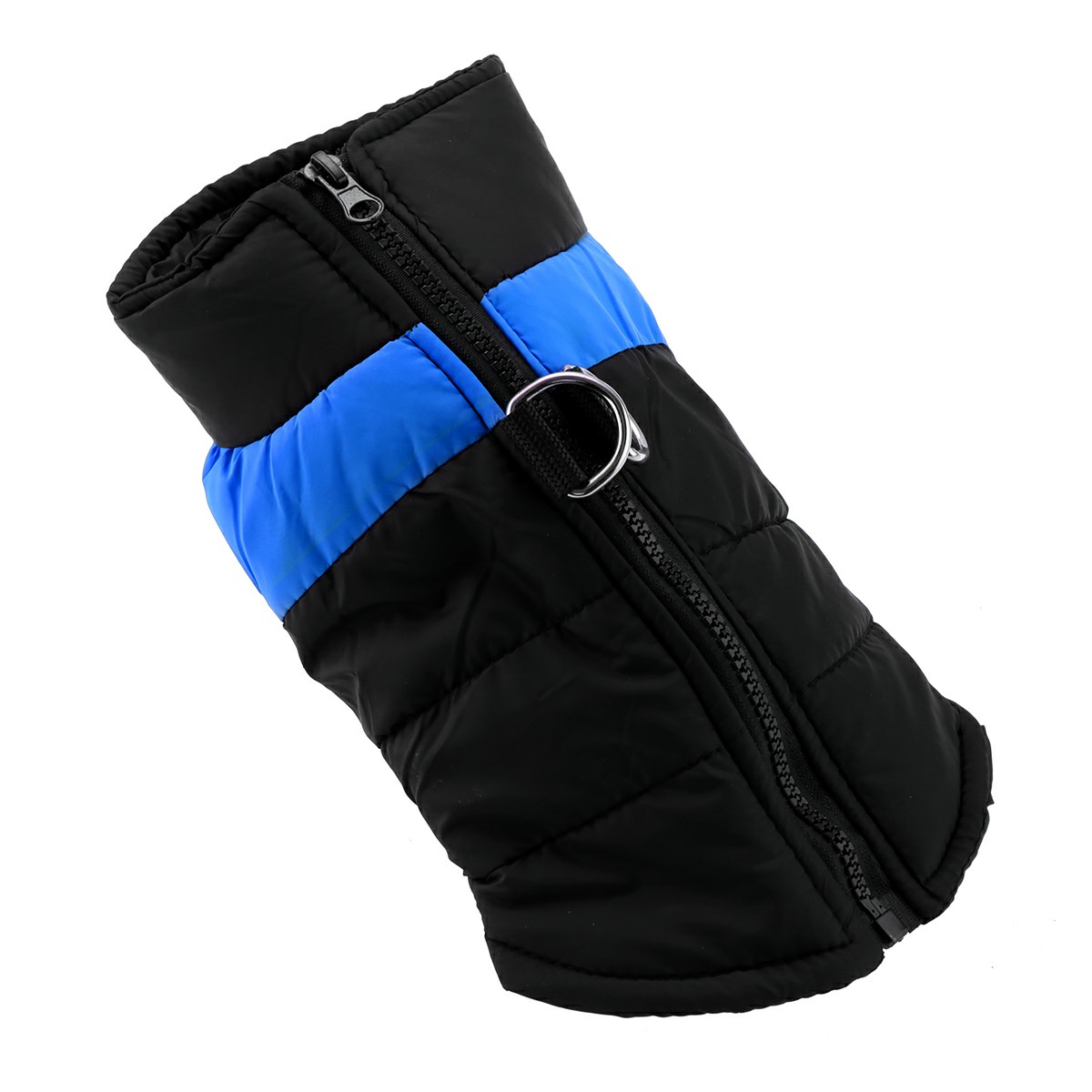 Comfy Soft Dog Vest Jacket Winter Waterproof Padded Pet Clothes Warm Vest Coat Size L - Blue