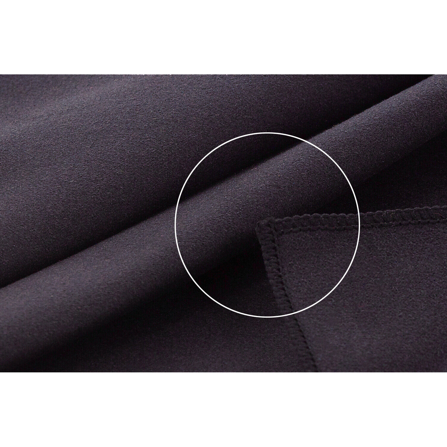 Compact Fast Drying Microfibre Beach Towel for Travel Camping Swimming 80*180cm - Black