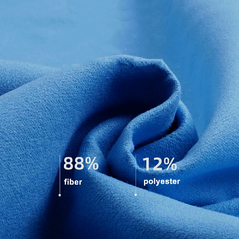 Compact Fast Drying Microfibre Beach Towel for Travel Camping Swimming 80*180cm - Blue