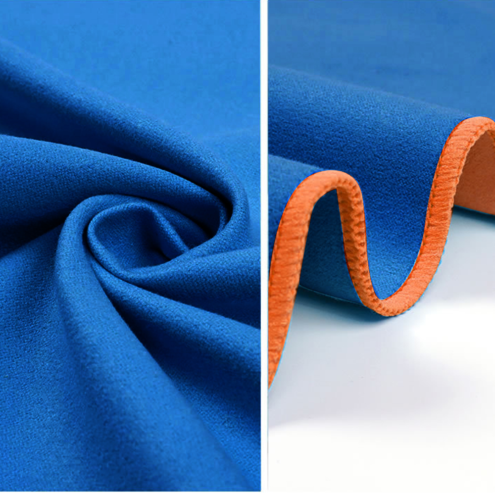 Compact Fast Drying Microfibre Beach Towel for Travel Camping Swimming 80*180cm - Blue