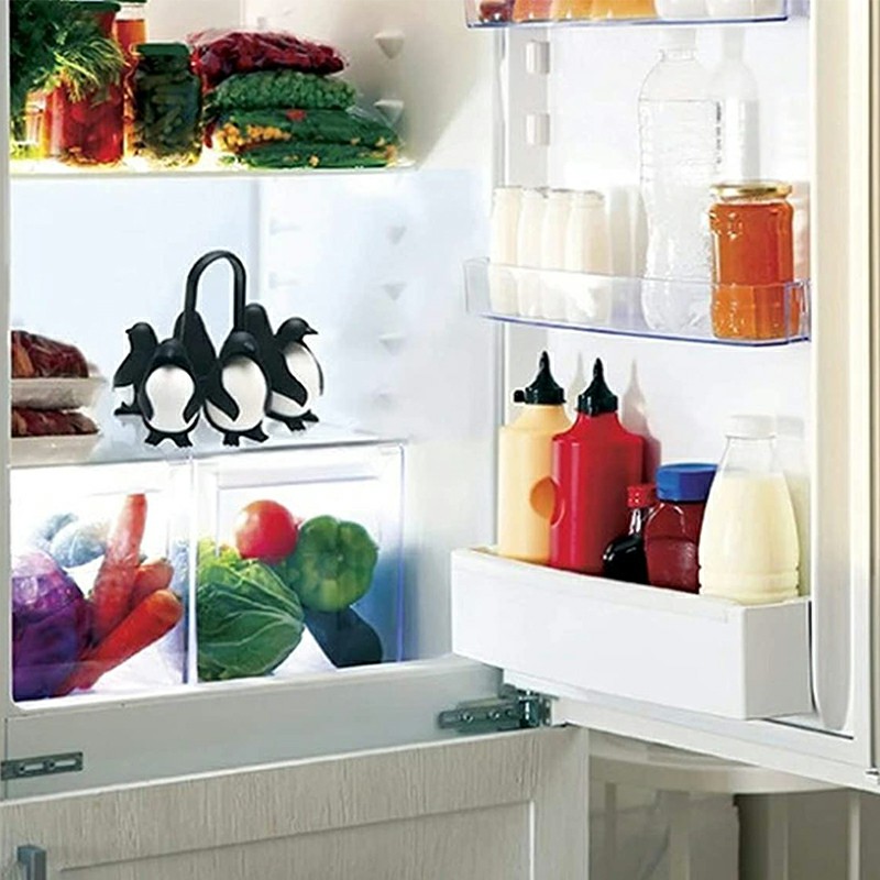 Cook Store and Serve Egg Holder Penguin-Shaped Boiled Egg Cooker