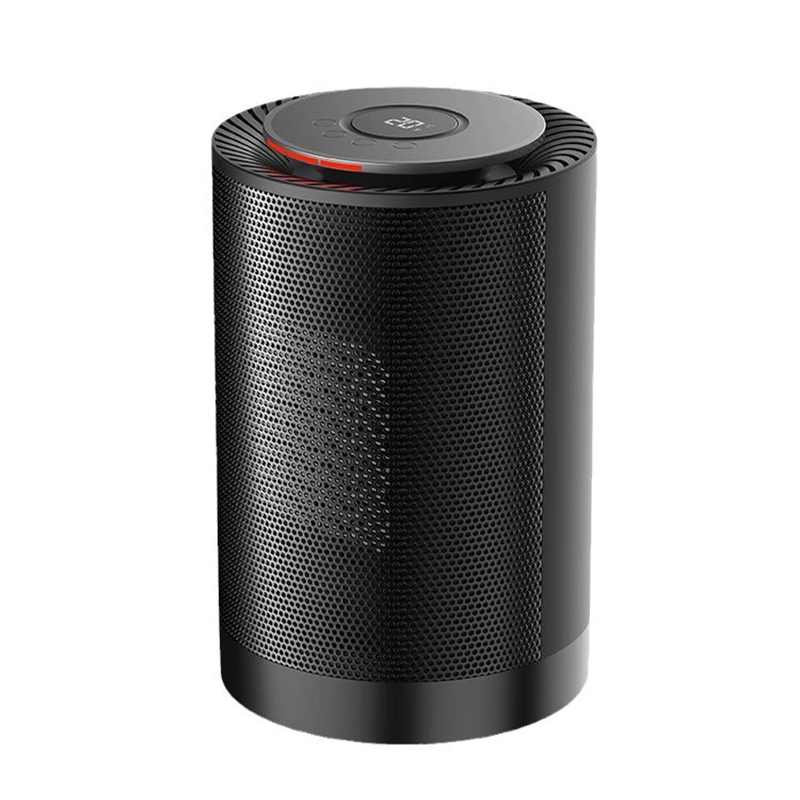 Daewoo 1200W PTC Heater 3 Settings Space Heater Portable Electric Heaters With LED Display Wide Angle Oscillation Black