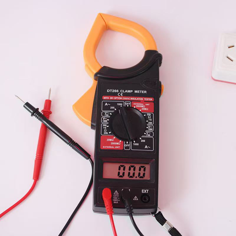 Digital Electric Clamp Meter Multimeter AC DC Current Volt Amp Test Tester