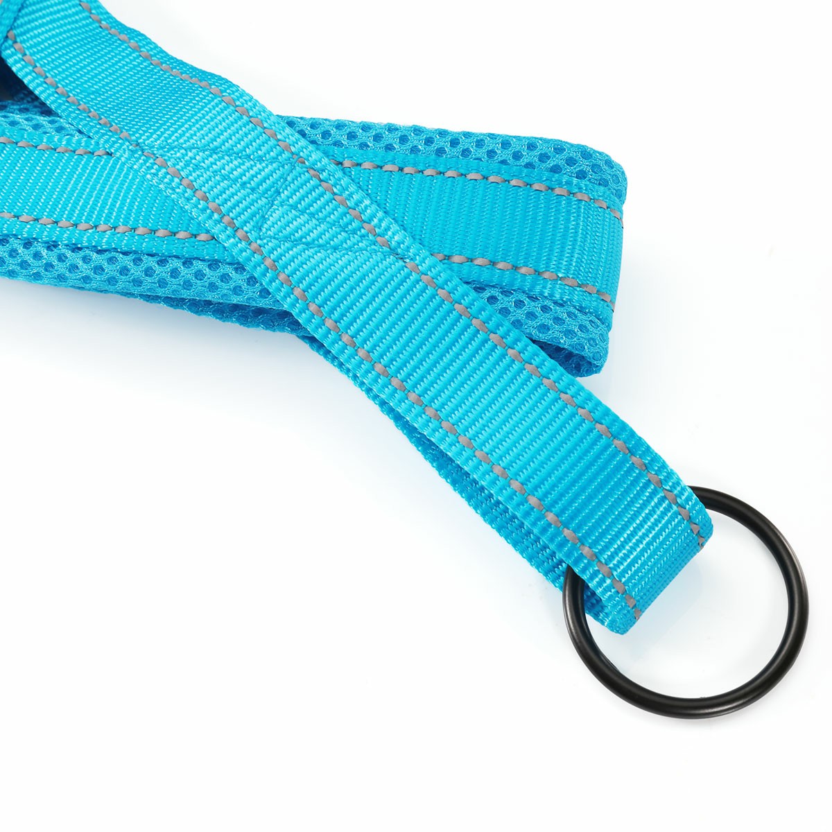 Dog Pet Adjustable Safety Seat Belt Harness Restraint Lead Leash Size XS - Blue