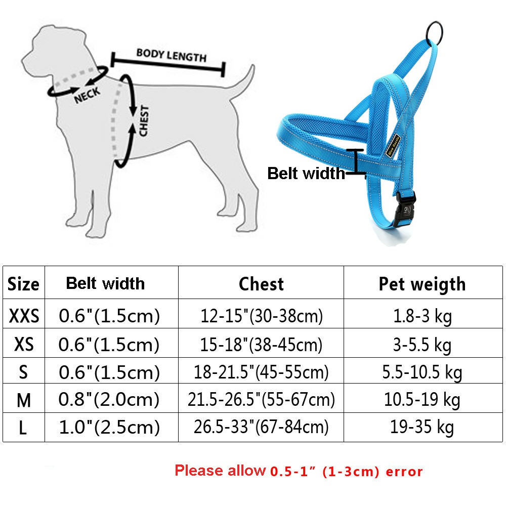 Dog Pet Adjustable Safety Seat Belt Harness Restraint Lead Leash Size XS - Blue