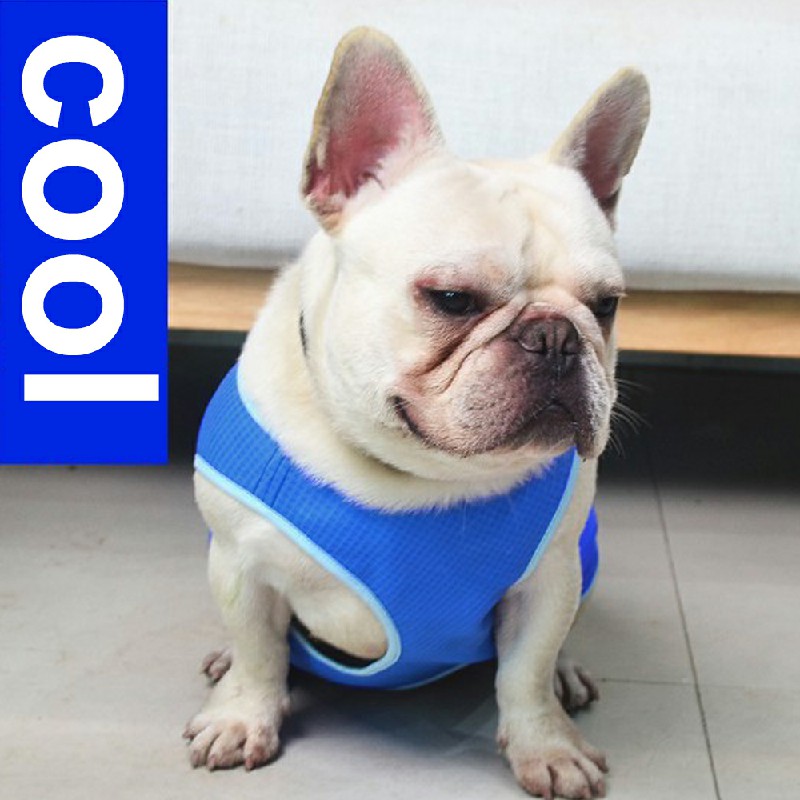 Dog Puppy Comfortable Reusable Cooling Vest Jacket for Summer Outdoor - L