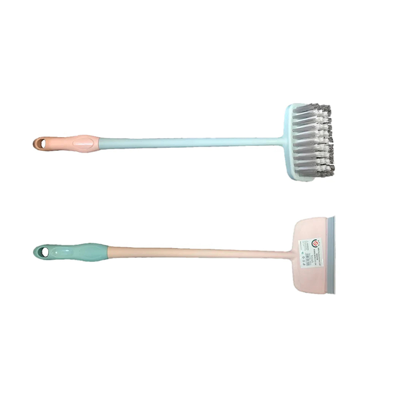 Double Sided Cleaning Brush and Squeegee Blade 41 cm - Random Colours