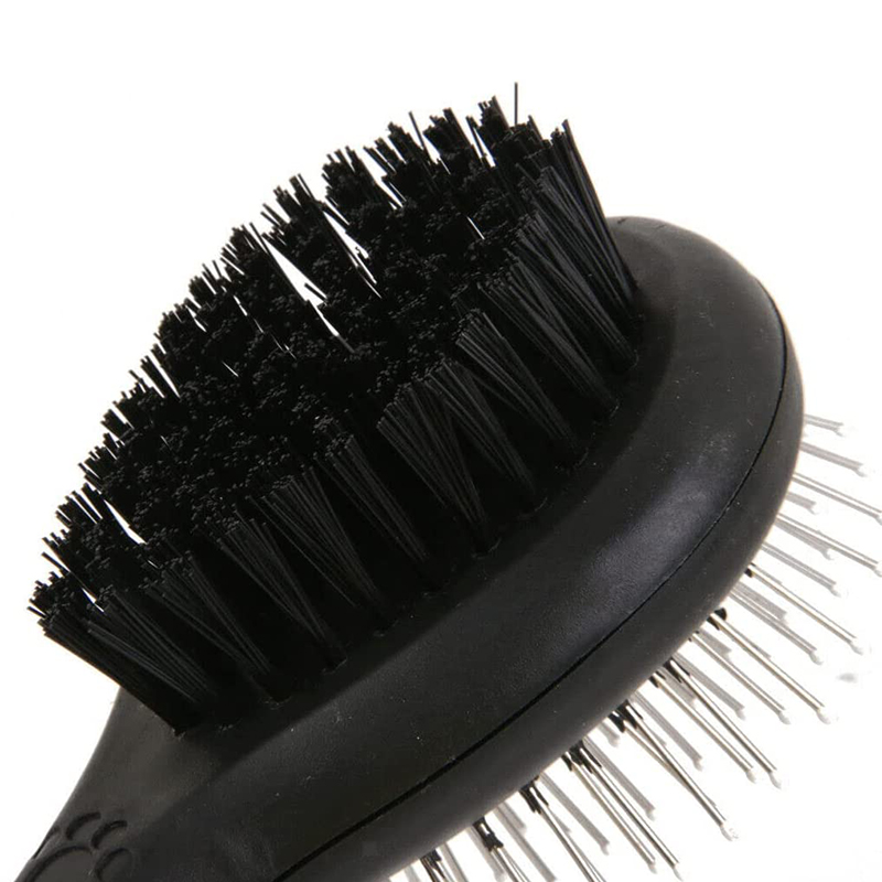 Double Sided Pet Fur Grooming Brush Pet Brush for Short and Long Hair - Large Size