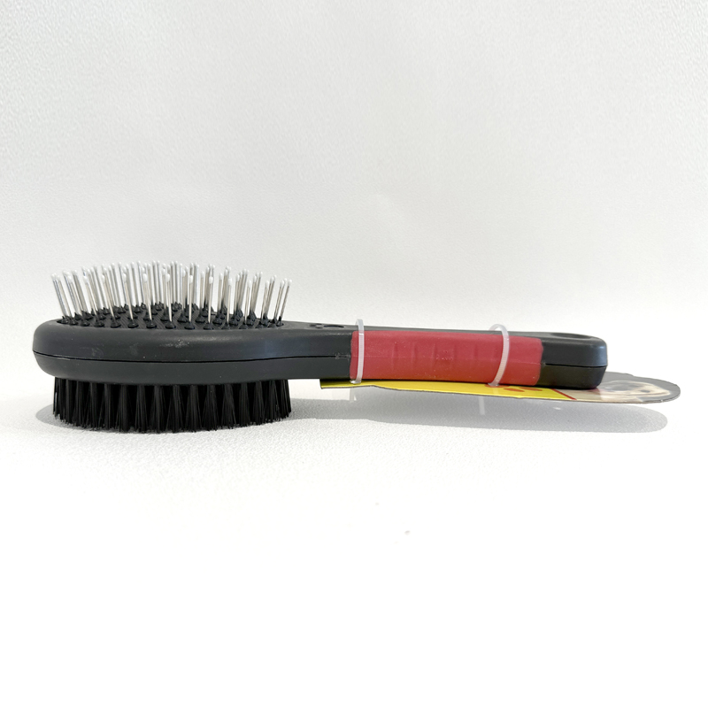 Double Sided Pet Fur Grooming Brush Pet Brush for Short and Long Hair - Large Size