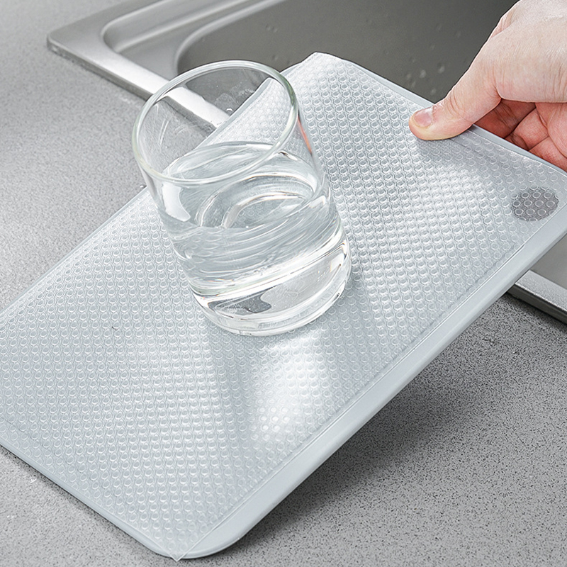 Drawer Liners Cupboard Liners Non Slip Shelf Mat Fridge Liners for Kitchen Cabinets 45 x 500 cm - Transparent