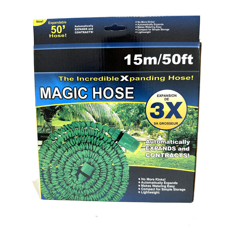 Expandable Magic Hose Pipe Flexible Garden Car Spray Gun for Garden Home Outdoor - 50ft 15m