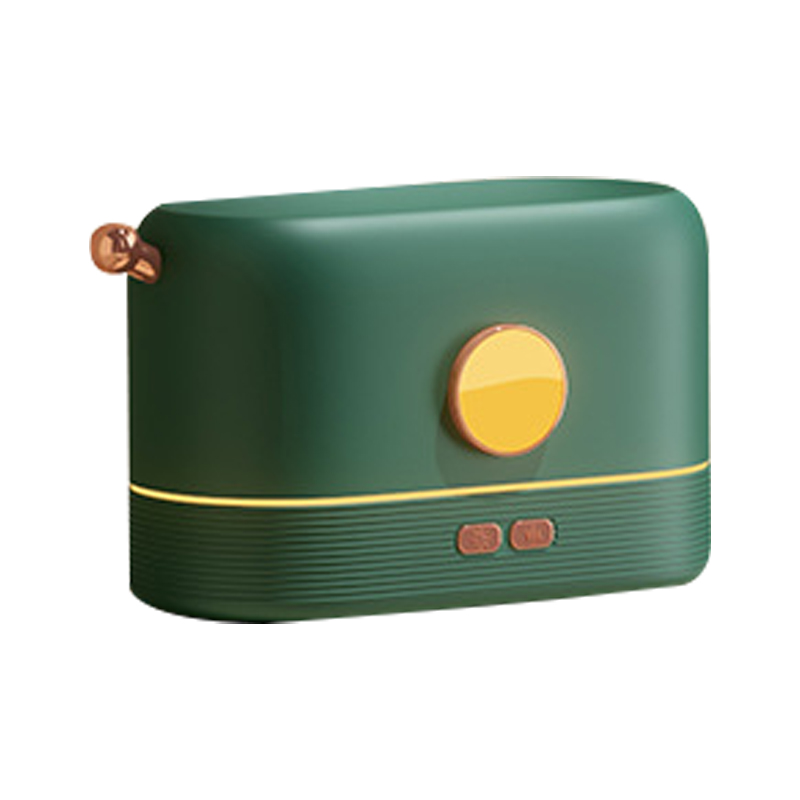 Flame Aromatherapy Diffuser and Home Humidifier, LED Light Essential Oil Diffuser, for Office Home Yoga Spa - Green