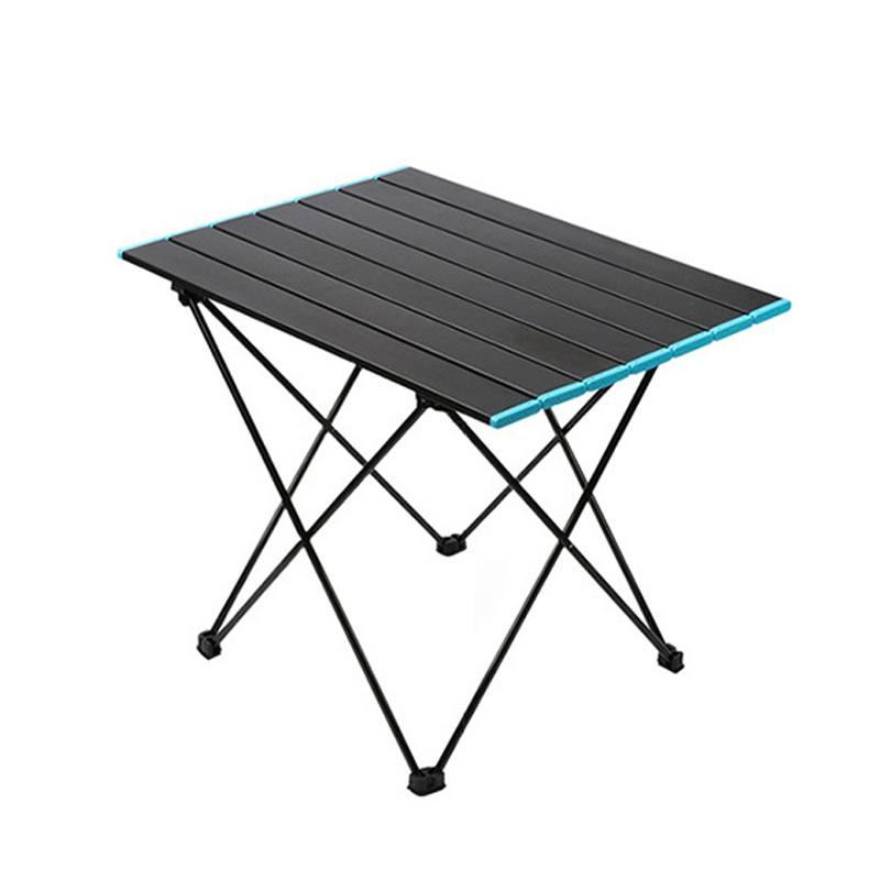 Folding Portable Camping Table Aluminum Collapsible Table Top Ultralight Compact for Outdoor