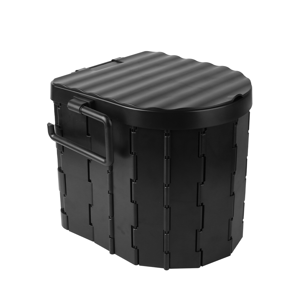 Folding Toilet Car Outdoor Travel Potty Portable for Camping Hiking Beach with 12 Garbage Bags