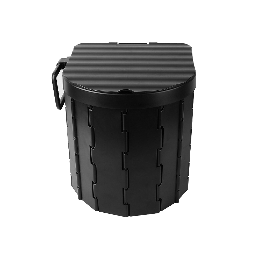 Folding Toilet Car Outdoor Travel Potty Portable for Camping Hiking Beach with 12 Garbage Bags