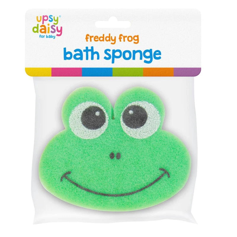 Freddy Frog Bath Sponge Baby Bath Sponge Cartoon Bathing Sponge for Boys and Girls