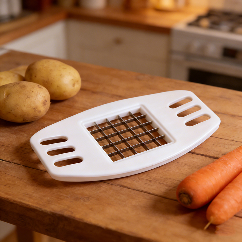 French Fry Potato Chipper Vegetable Fruit Cutter and Chopper Useful Kitchen Tool Random Colours