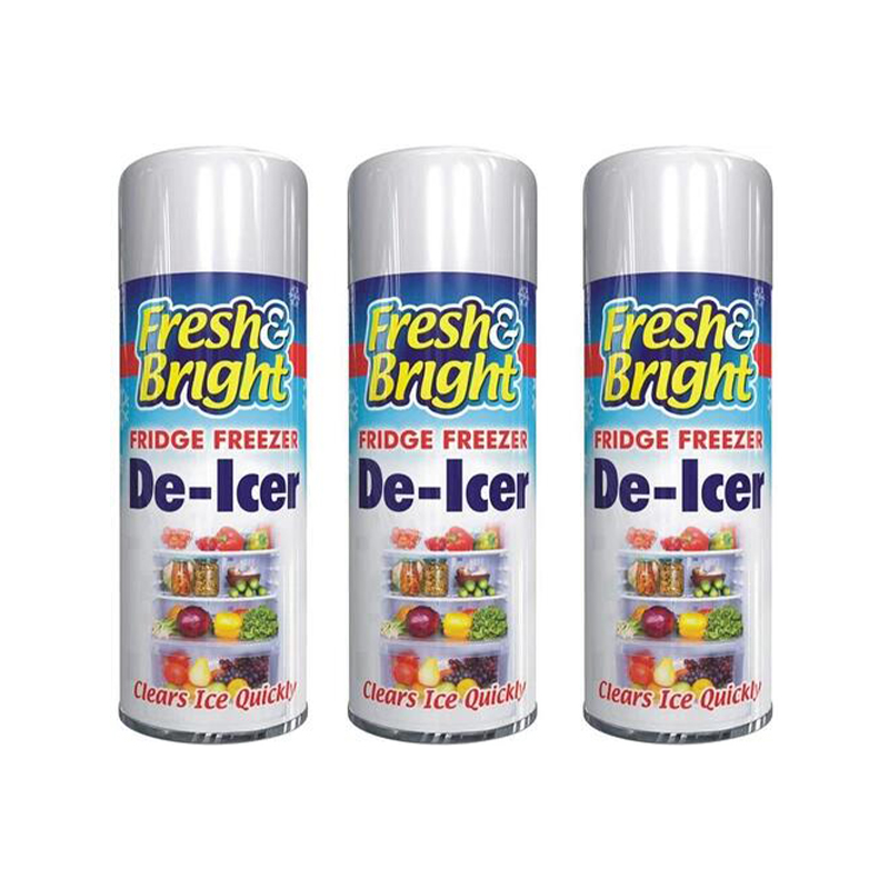 1 x Fridge Freezer De Icer Spray Defrost Ice Quickly Anti Bacterial Deicer 200ml.
