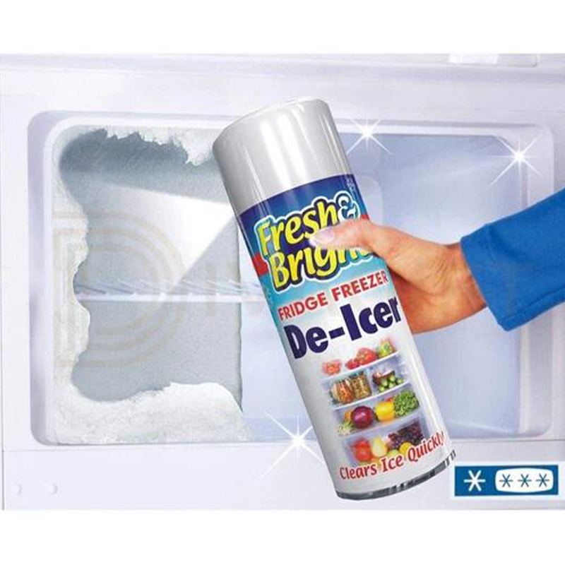 1 x Fridge Freezer De Icer Spray Defrost Ice Quickly Anti Bacterial Deicer 200ml.