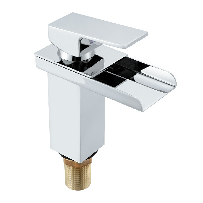 Full Copper Bathroom Sink Mixer Tap with A Pair of 60cm Hose