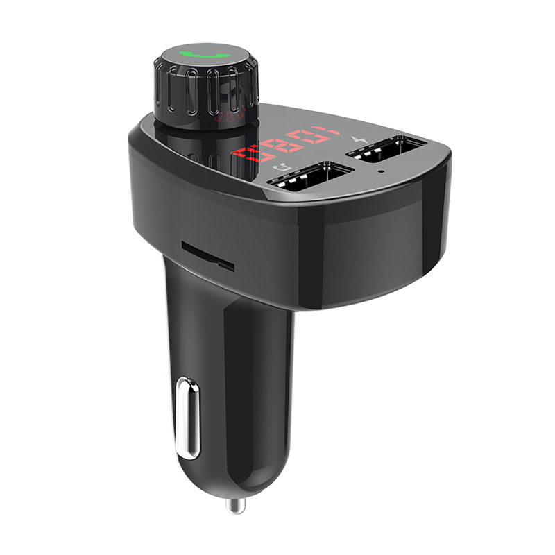 G13 Car Bluetooth MP3 Music Player Dual USB Hands-Free Call FM Transmitter