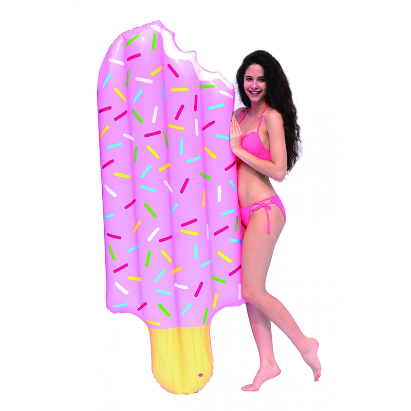 Giant Water Pool Float Inflatable Lounge Raft Tube Summer Swim Ring for Adults - Ice Cream