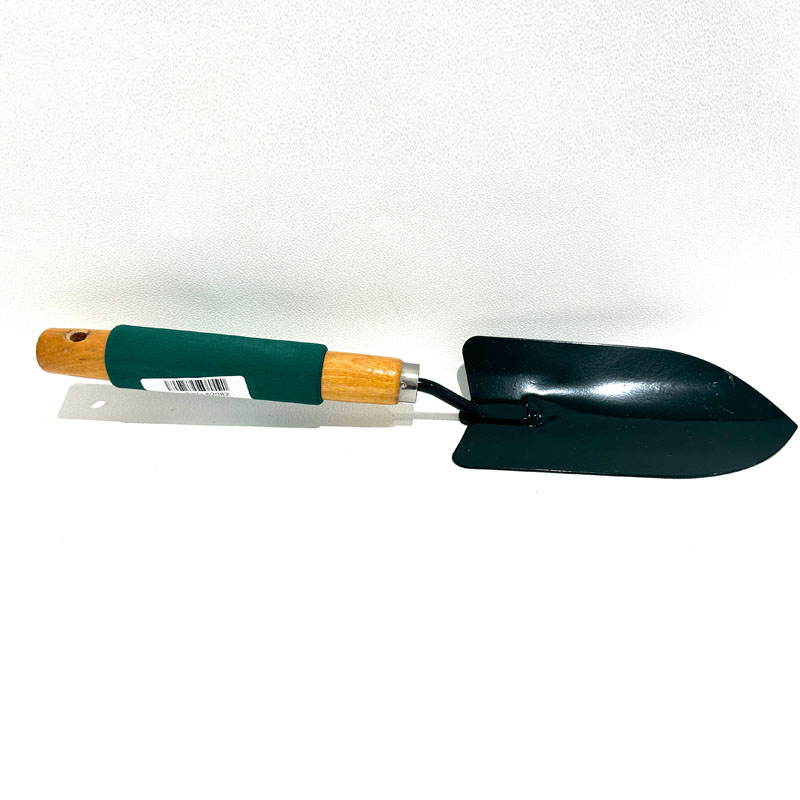 Green Metal Gardening Shovel Hand Garden Trowel  Angled Bend-Proof Digging Garden Spade