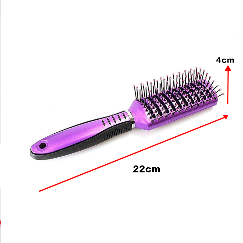 Hair Styling Brush Nylon Bristle Hairbrush for Fancy Hairstyles - 22cm