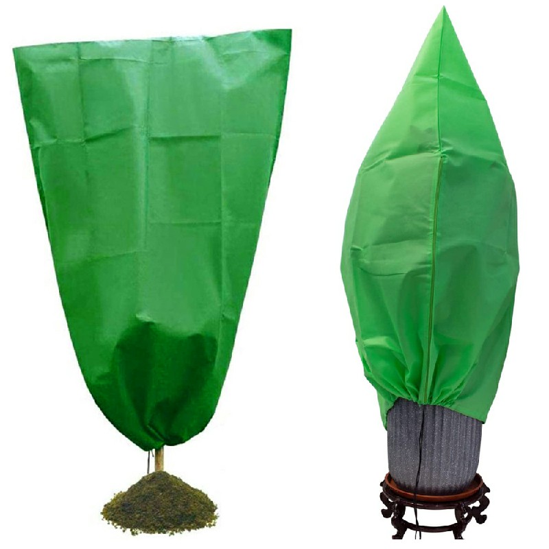Heavy Duty Frost Protection Fleece Plant Covers Jacket Bush Tree 80x100cm - 30gsm