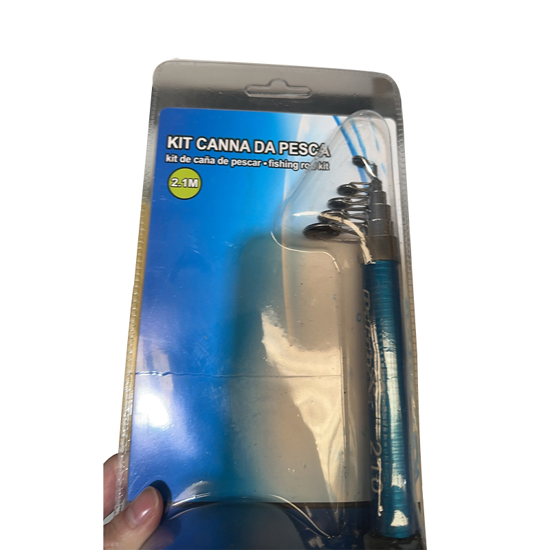 2.1m Telescopic Fishing Rod With Assorted Accessories Portable High Quality Fishing Rod for Beginners Enthusiasts Freshwater Saltwater Fish Random Colour