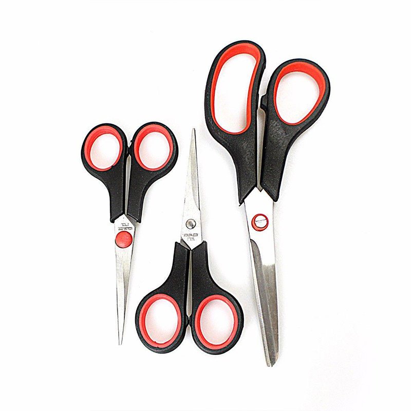 3 x Stainless Steel Kitchen Scissors Set Multi Purpose Heavy Duty Household Shear