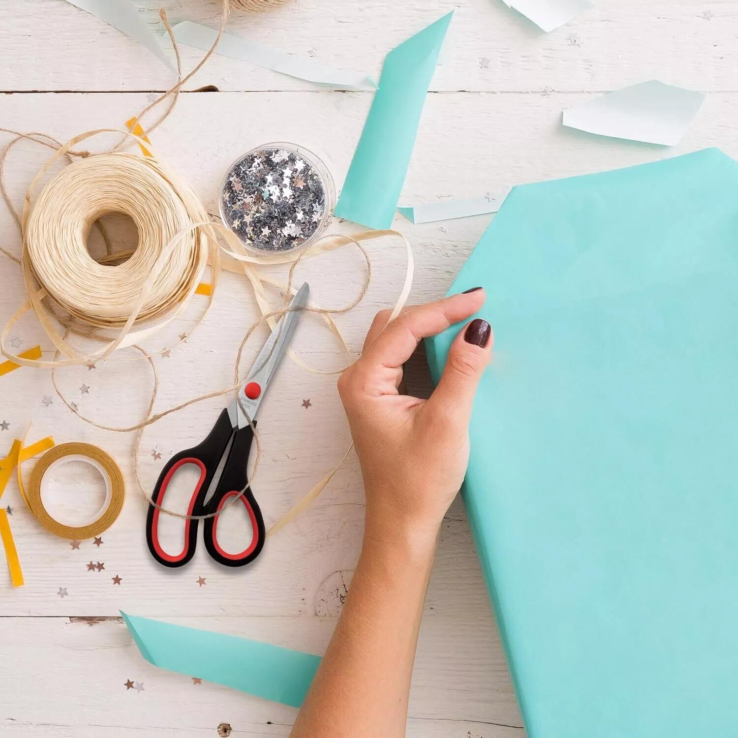 3 x Stainless Steel Kitchen Scissors Set Multi Purpose Heavy Duty Household Shear