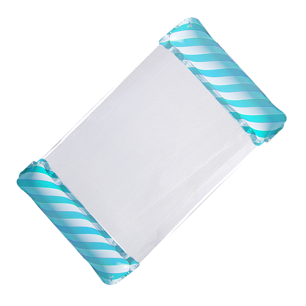 Inflatable Summer Swimming Hammock Floating Water Float Pool Lounge Bed - Blue