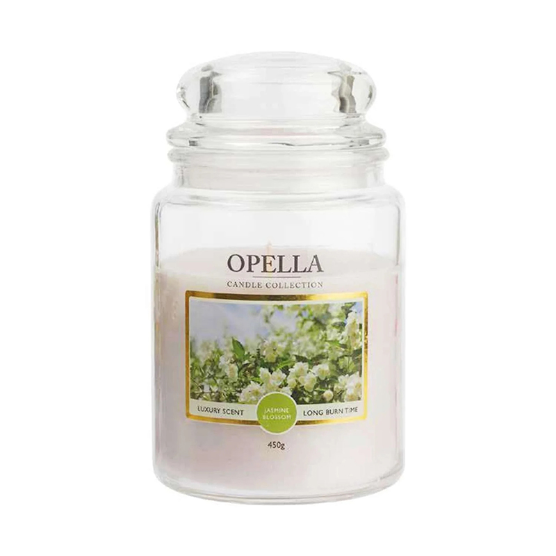 Jumbo Jar Opella Candle Fresh Berries/Jasmine Blossom/Sunset Pink/Cotton Flavour - Random Sent