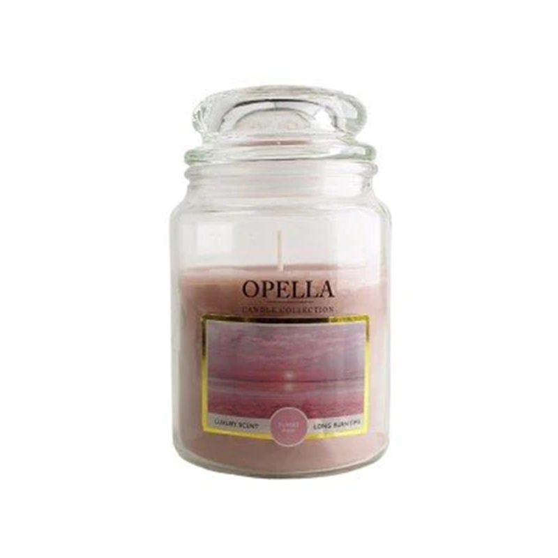 Jumbo Jar Opella Candle Fresh Berries/Jasmine Blossom/Sunset Pink/Cotton Flavour - Random Sent