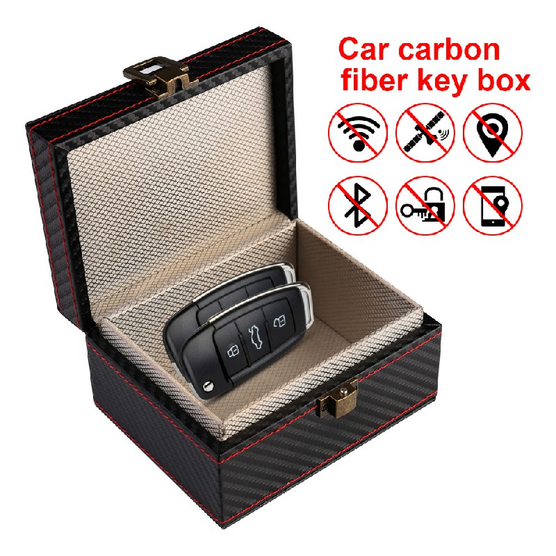 Keyless Car Key Signal Blocker Box Faraday Bag Safety Blocking Pouch Anti-theft