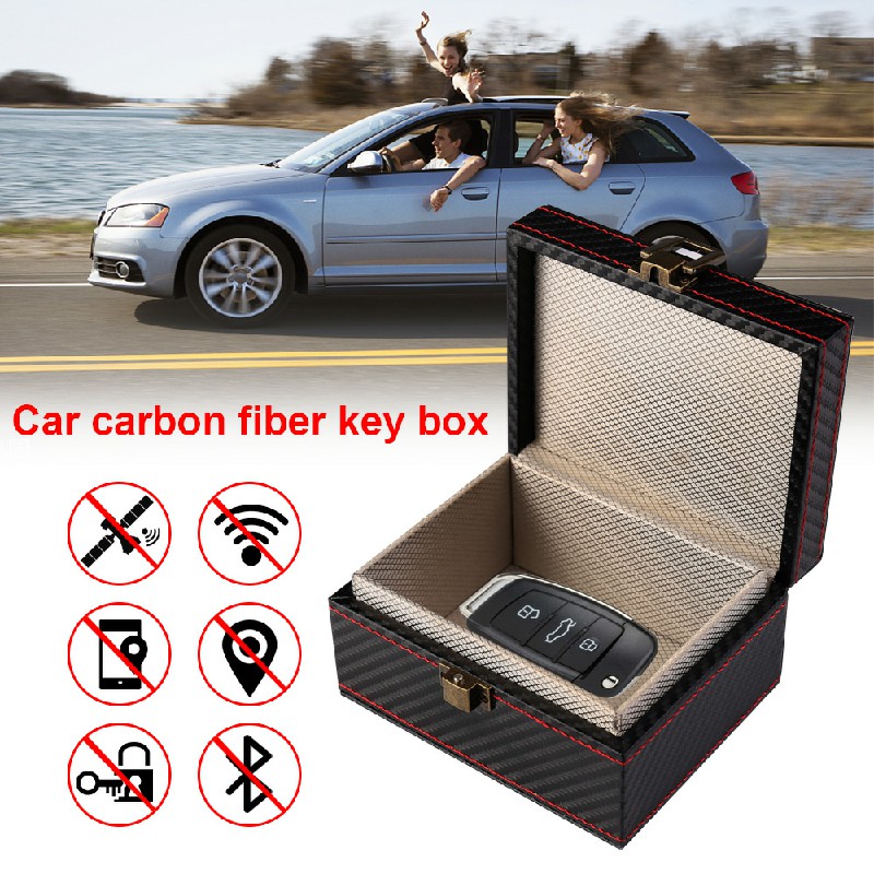 Keyless Car Key Signal Blocker Box Faraday Bag Safety Blocking Pouch Anti-theft