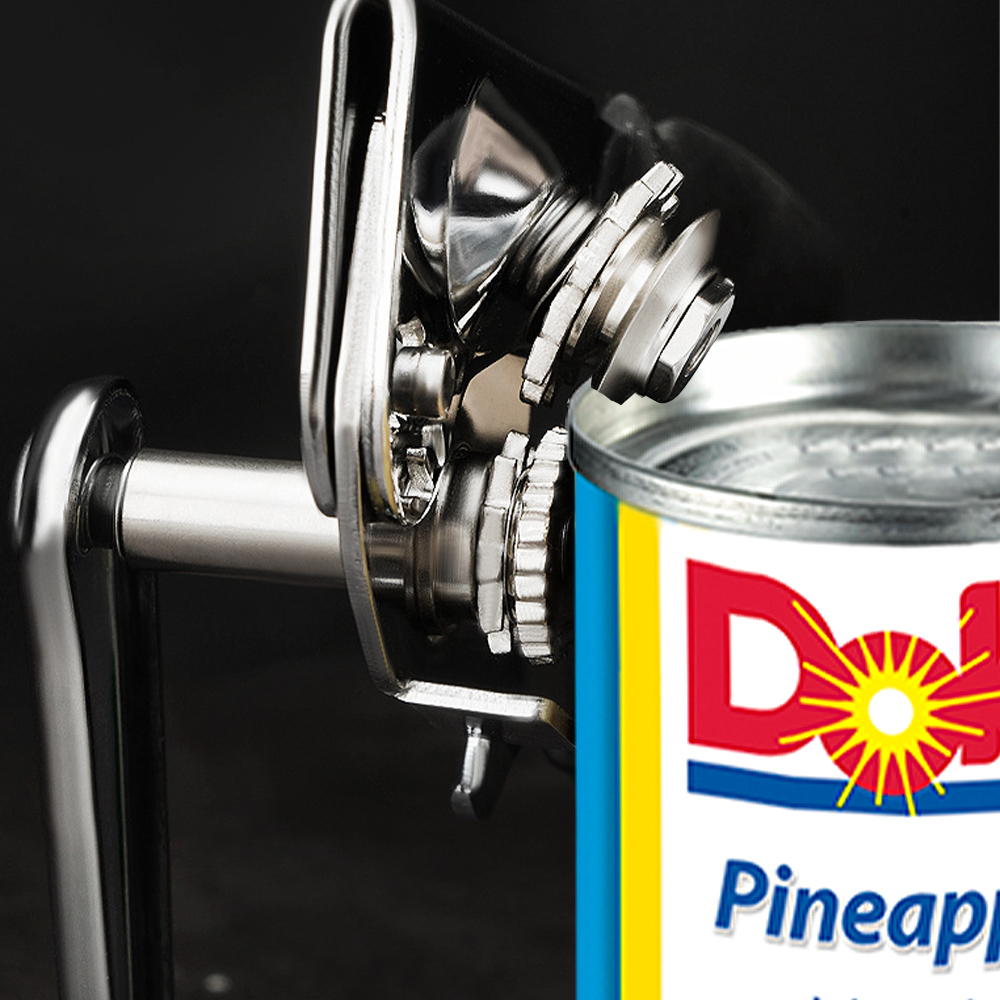 Kitchen Can Opener Ergonomic Tin Can Opener Manual Can Opener with Soft Handles for Home Restaurant